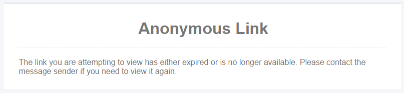FAQ-Anonymous-Links-Expired-Link-URL