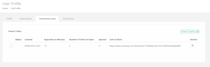 FAQ-Anonymous-Links-My-Profile-Options-Record