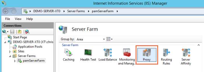 FAQ-IIS-pamServerFarm-Proxy
