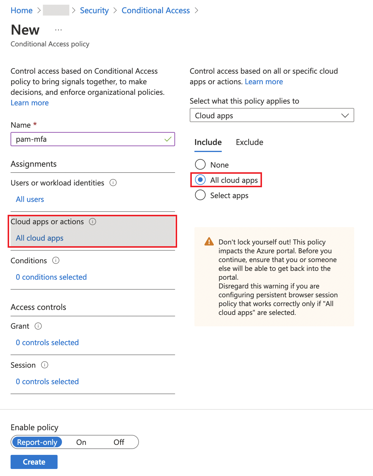 Microsoft Azure AD Authenticator Push and OTP