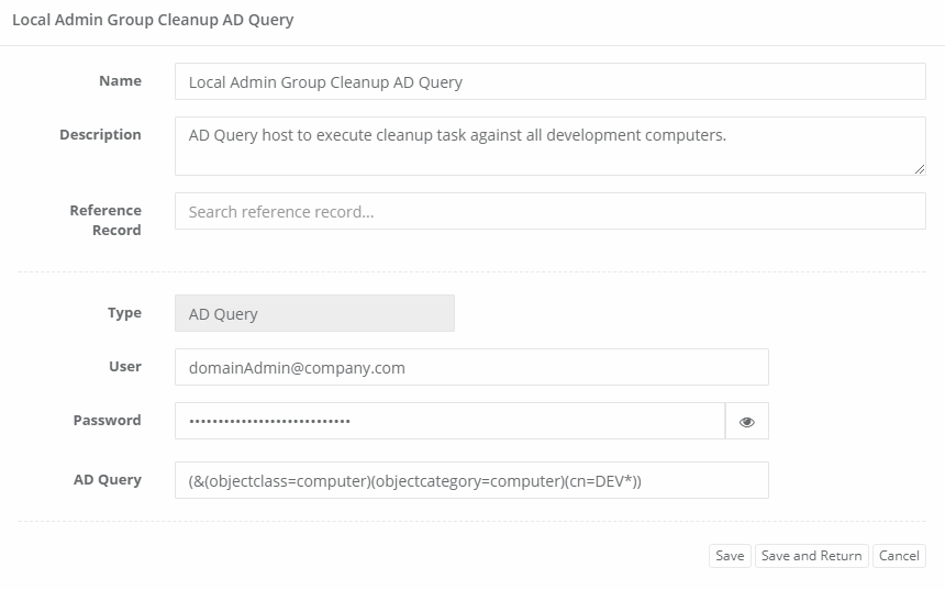 FAQ-Host-Query-Saved-Record