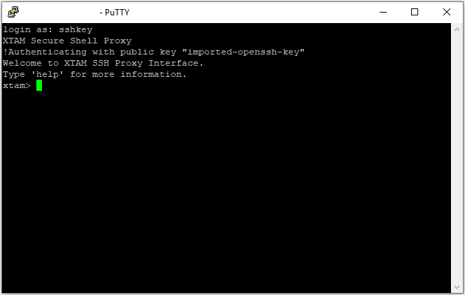 FAQ-SSH-XTAM-Public-Key-PuTTY