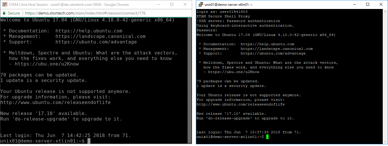 FAQ-XTAM-PAM-SSH-Connection-Examples