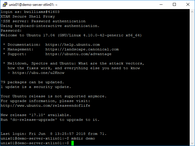 FAQ-XTAM-SSH-PuTTY-ActiveSession