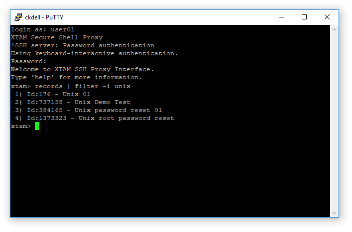 XTAM-SSH-Proxy-Interface-Filter-Command